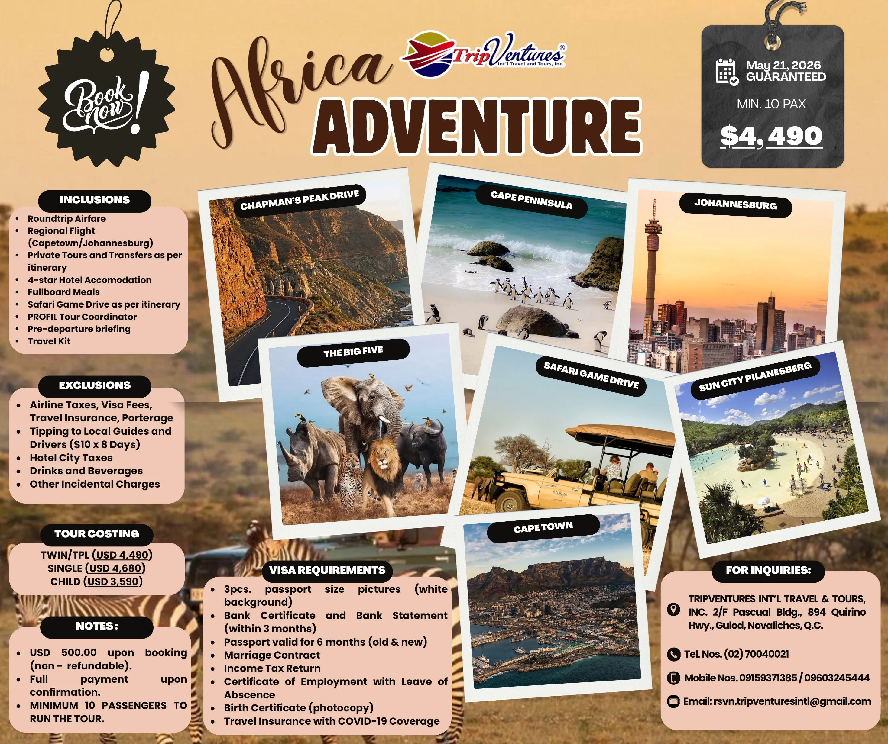 Africa brochure page 1