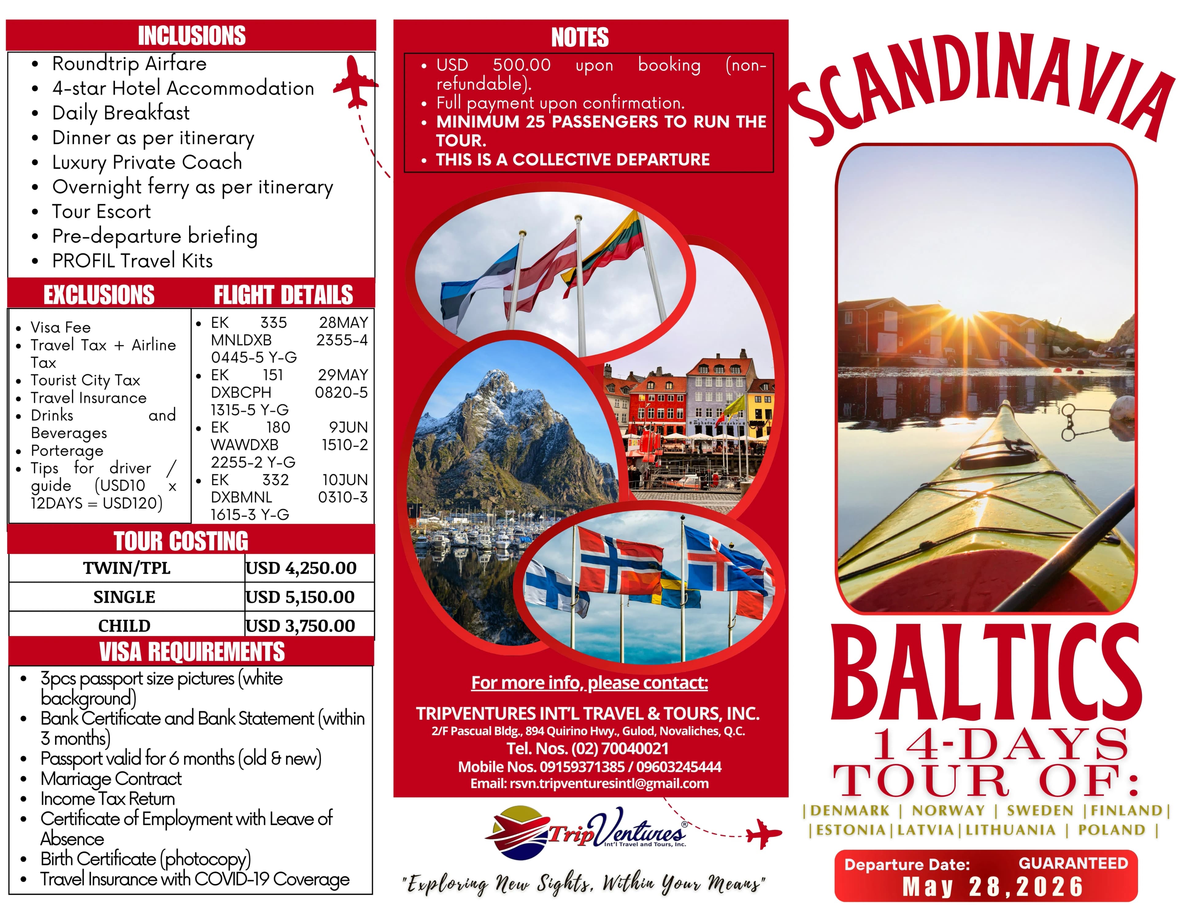 Scandinavia and Baltics brochure page 1