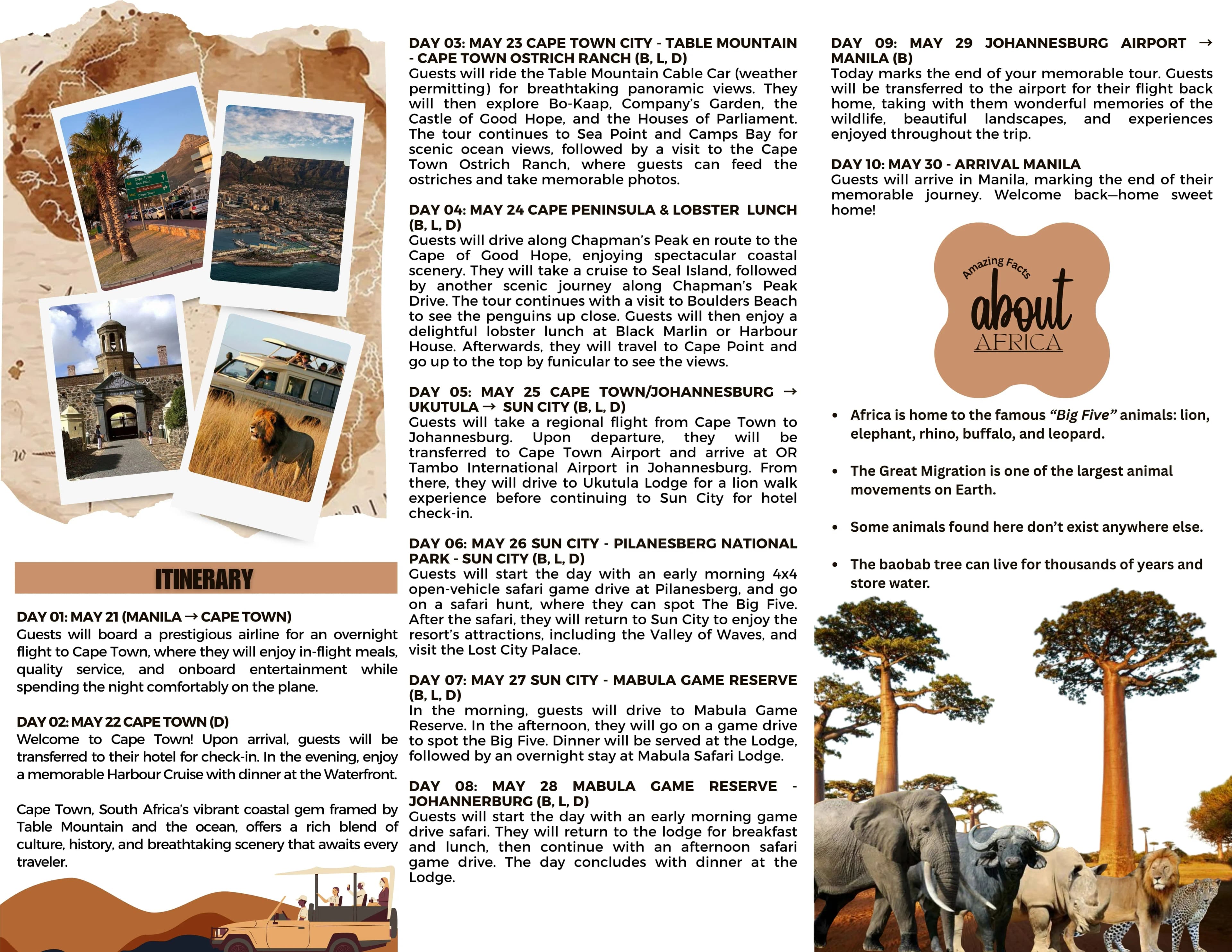 Africa brochure page 2
