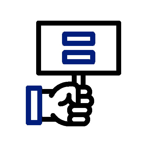 Equality symbol representing fairness